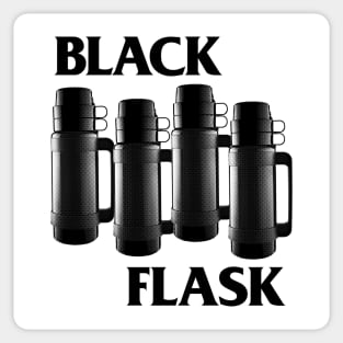 Black Flask - Black Flag Parody Design Tribute Sticker